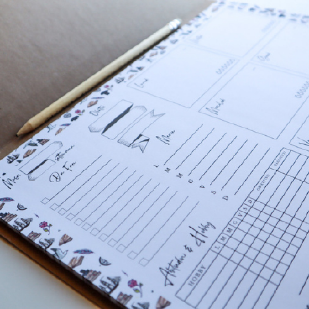 Once-upon-a-photo-planner-agende-da-tavolo